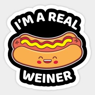 I'm a Real Weiner Sticker